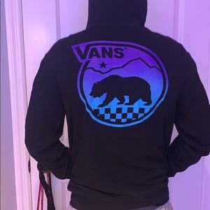 vans zip up hoodie